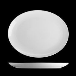 ISABELLE COUP. Assiette ovale 28 cm