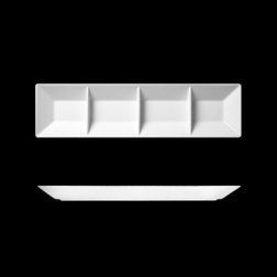 ACTUAL. Assiette rectangulaire 47,2 x 12,4 cm