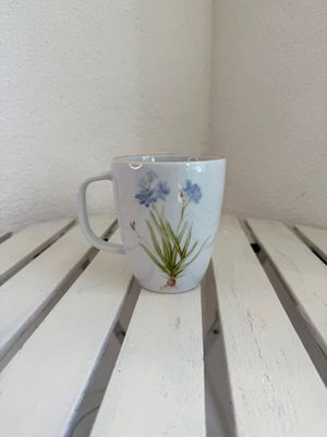MUG XL. IXIA BLEU. MORNINGS COLLECTION.Peinte à la main