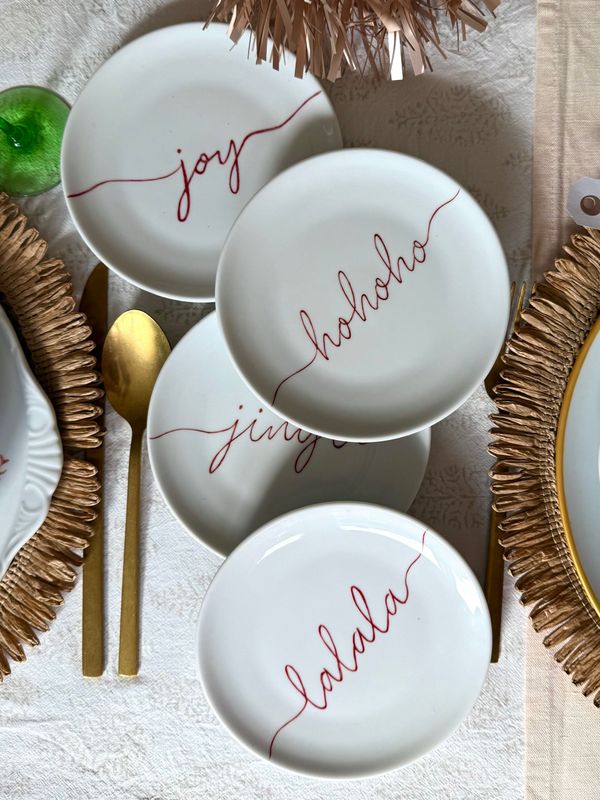 Conjunto 4 Platos “HOHOHO”