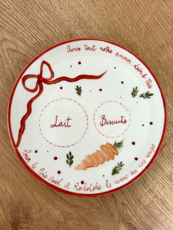 KINDERTELLER – MILCH UND KEKSE FÜR DEN WEIHNACHTSMANN