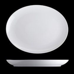 BASIC. Assiette Assiette ovale 25x32 cm