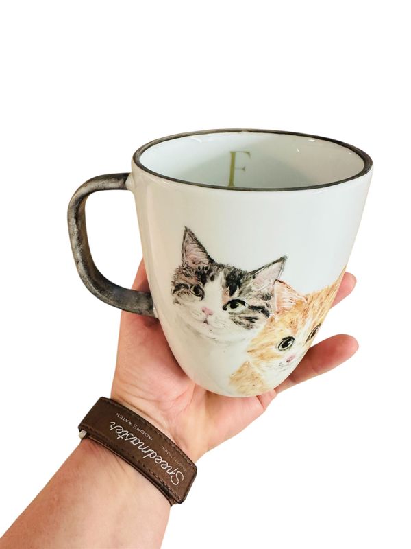 Tasse personnalisée. Peinte à la main