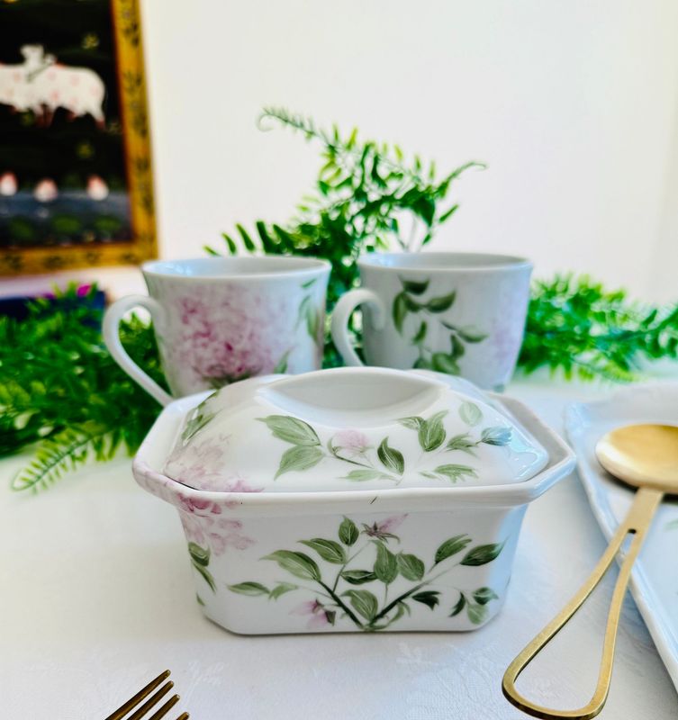 Beurrier. PRIMAVERA COLLECTION.Peinte à la main