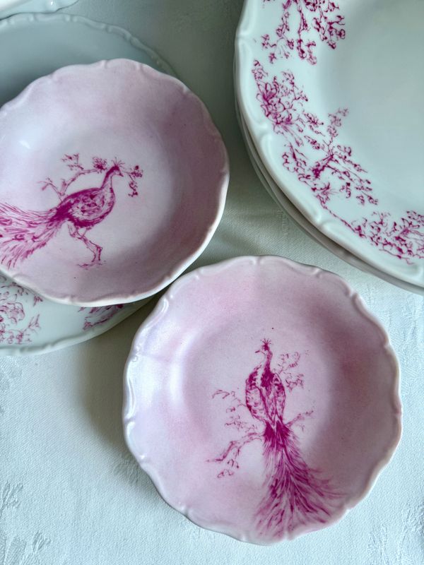 Petit Assiette 11 cm ø. JADORE COLLECTION.Peinte à la main