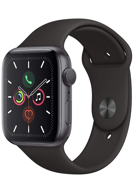 Apple Watch Series 5 (GPS, 44mm) - Space Gray Aluminum Case with Black Sport Band