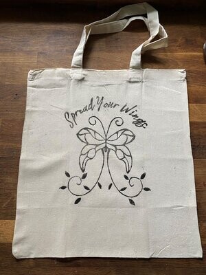 Spread Your Wings Butterfly Cotton Bag