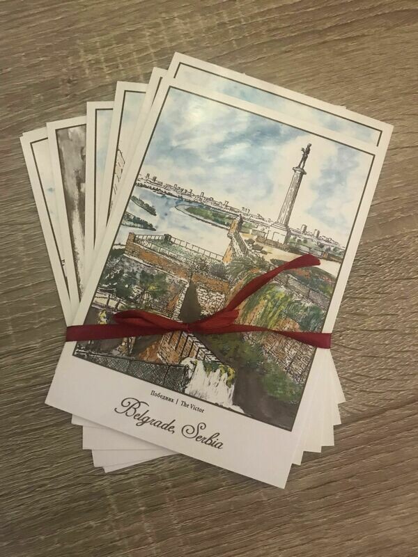 Set of 8 Art Postcards