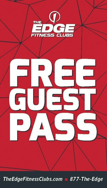 EDGE Free Guest Pass - Min Order 100 for $40
