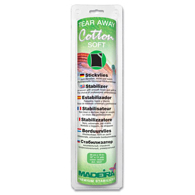 Madeira Tear Away Soft Black 9437