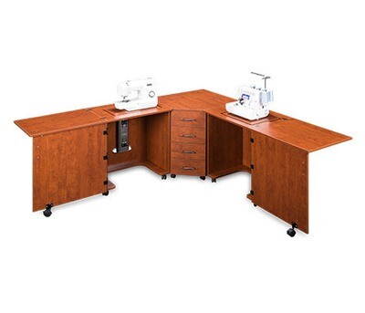 Sewing Machine &amp; Serger Cabinet Model 1350