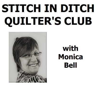 STITCH N DITCH - QUILTER'S CLUB
$70.00 + HST
Thursdays 5:00 pm - 7:00 pm October 13th, 27th, November 10th, 24th, December 8th, 15th, January 12th, 26th, February 9th & 23rd STITCH N DITCH - QUILTER'S CLUB
$70.00 + HST
Thursdays 5:00 pm - 7:00 pm October 13th, 27th, November 10th, 24th, December 8th, 15th, January 12th, 26th, February 9th & 23rd