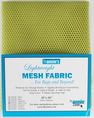 LIGHTWEIGHT MESH FABRIC-APPLE GREEN