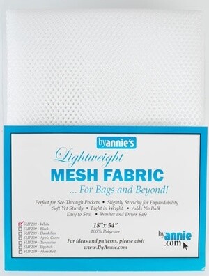 LIGHTWEIGHT MESH FABRIC - WHITE