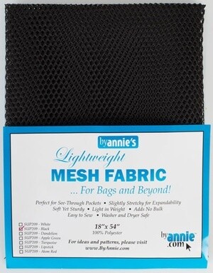 LIGHTWEIGHT MESH FABRIC-BLACK