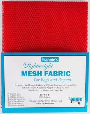 LIGHTWEIGHT MESH FABRIC-ATOM RED
