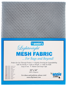 LIGHTWEIGHT MESH FABRIC-PEWTER