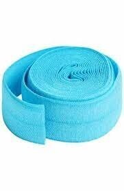 ​FOLD-OVER ELASTIC-PARROT BLUE