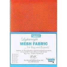 LIGHTWEIGHT MESH FABRIC-PUMPKIN