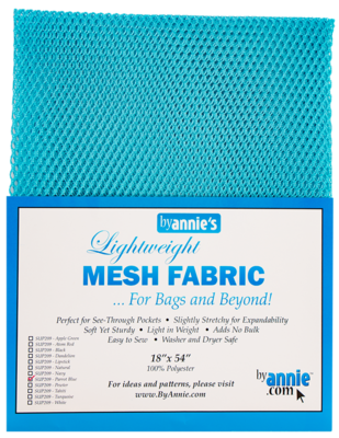 LIGHTWEIGHT MESH FABRIC-PARROT BLUE