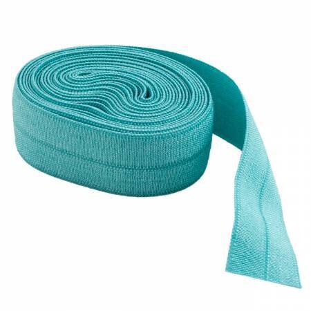 ​FOLD-OVER ELASTIC-TURQUOISE