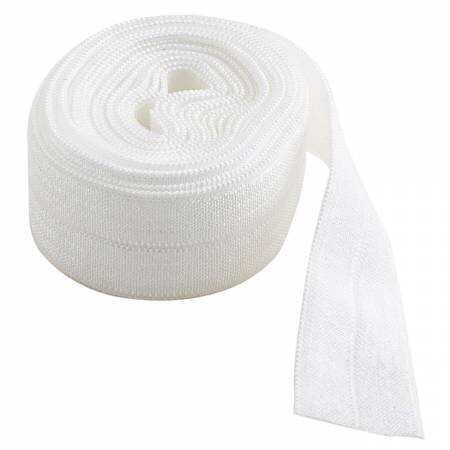 ​FOLD-OVER ELASTIC-WHITE
