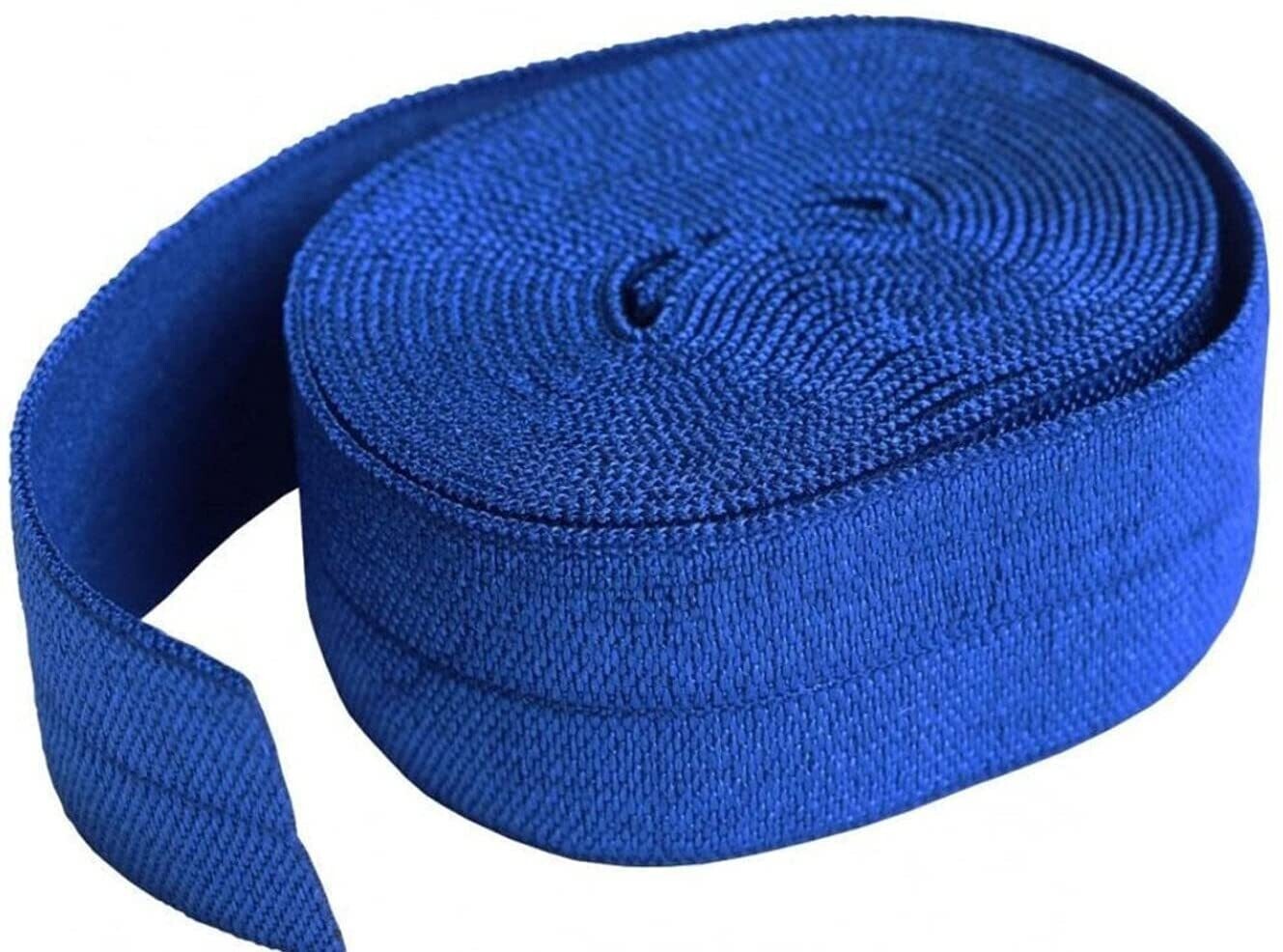 ​FOLD-OVER ELASTIC-BLASTOFF BLUE