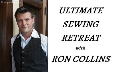​ULTIMATE SEWING RETREAT with Ron Collins
Wednesday - Friday October 4th - 6th, 10:30 am – 4:30 pm
