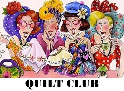 ​QUILT CLUB
$120.00 + HST each session - 6 evenings (15 hours)  
Session 2: Thursdays 5:00-7:30 pm
November 16th, 23rd, 30th, December 7th, 14th & 21st