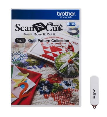 Brother CAUSB1 USB No. 1 Quilt Pattern Collection
