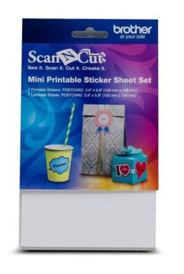 Brother CAPSSMINI1 Mini Printable Sticker Sheet Set