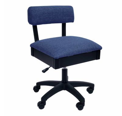 Solid Colour - Duchess Blue - Hydraulic Sewing Chairs