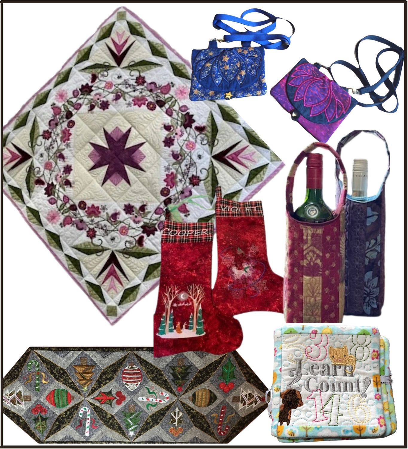 ​EMBROIDERY MACHINE PROJECTS AND/OR QUILTS Saturday September 13th, 10:30 am - 4:30 pm