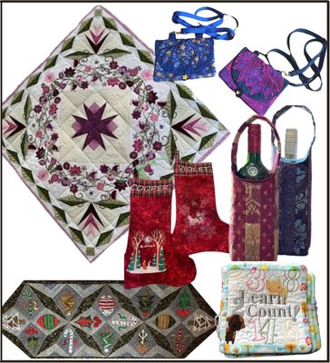 ​EMBROIDERY MACHINE PROJECTS AND/OR QUILTS Saturday September 13th, 10:30 am - 4:30 pm
