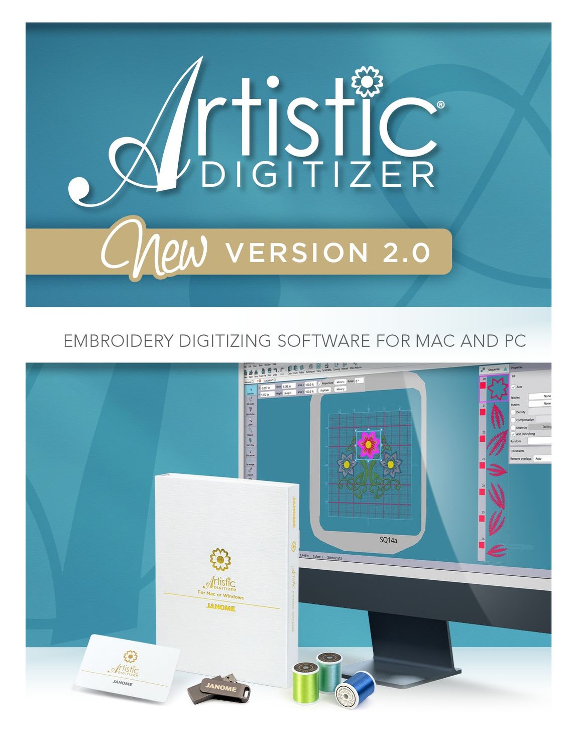 Janome Artistic Digitizer V2.0