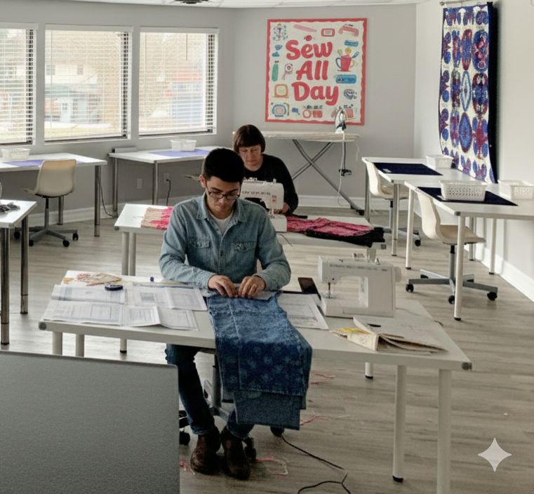 "Sew What You Want" Studio Time - SEW ALL DAY -  with Morning Fog Demo Monday May 25th, 10:30 am – 4:00 pm