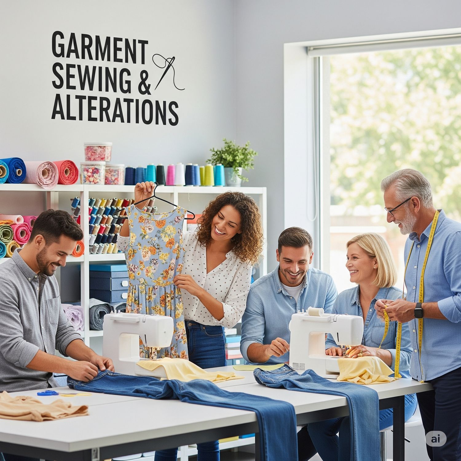 GARMENT SEWING &amp; ALTERATIONS Saturday April 11th, 10:30 am - 4:30 pm