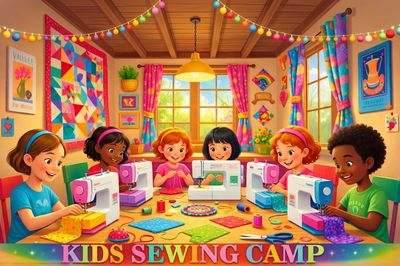 ​KIDS CAMP - THE BASICS OF SEWING JUST ABOUT ANYTHING Week 2 - Monday - Friday July 6th - 10th, 10:30 am – 1:30 pm