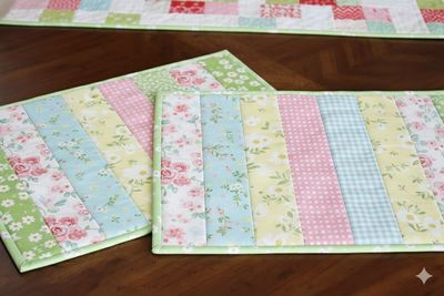 FRESH BLOOMS: EASY QUILT AS YOU GO STRIP PLACE MAT Saturday March 28th, 10:30 am – 3:00 pm