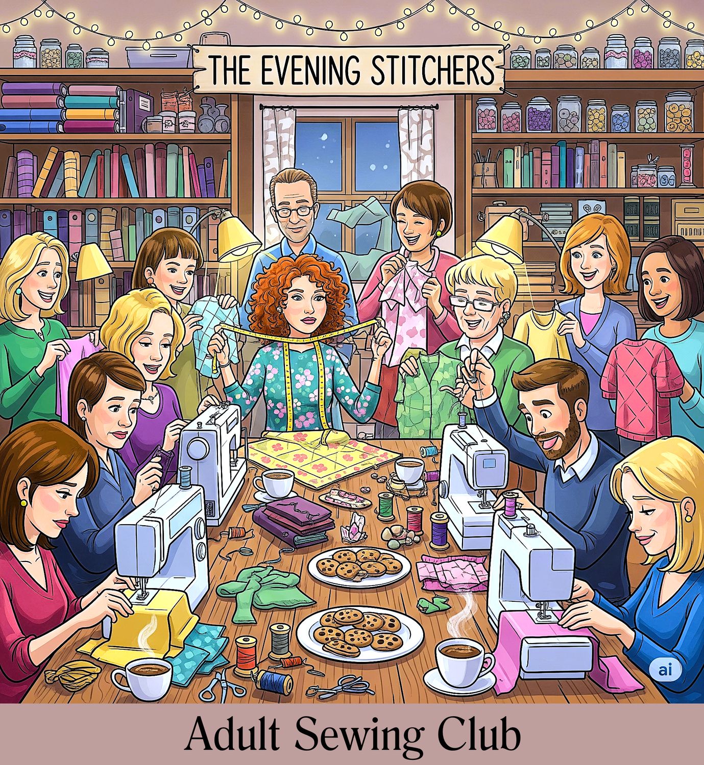 THE EVENING STITCHERS Thursdays - 6:00 pm - 9:00 pm Summer Session: July 9th, 16th, 23rd, August 6th, 20th &amp; 27th