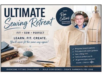 ​ULTIMATE SEWING RETREAT 3 DAYS - Wednesday - Friday September 30th, October 1st &amp; 2nd, 10:30 am – 4:30 pm
