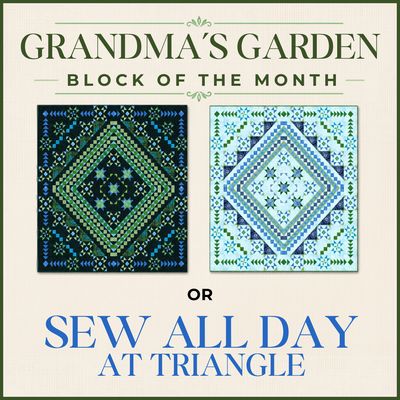 ​SEW ALL DAY - BLOCK OF THE MONTH Monday October 5th, 10:30 am – 4:00 pm