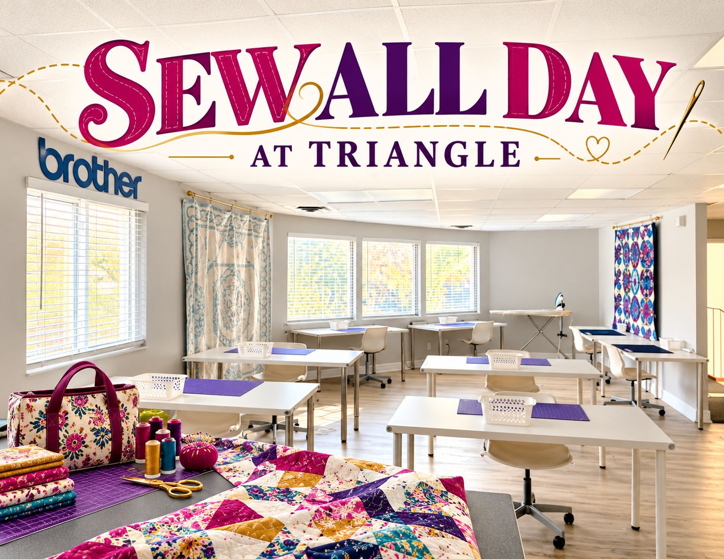 ​SEW ALL DAY  Monday January 4th, 10:30 am – 4:00 pm