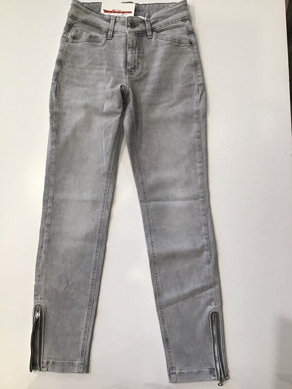 Sparkle zipper slim jean
