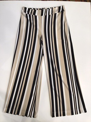 Stripe crop pajama pant