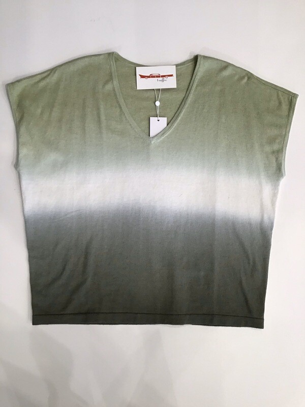 Cotton Cashmere Poncho Tee