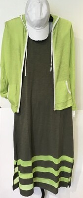 Mesh around tank dress