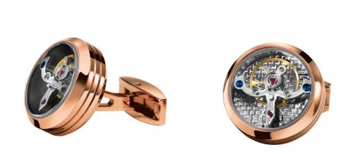 TF Est. 1968 Geneve Suisse - Tourbillon Classic : Cufflink - Rose