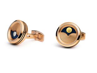 TF Est. 1968 Geneve Suisse - Planet Cufflink - Gold