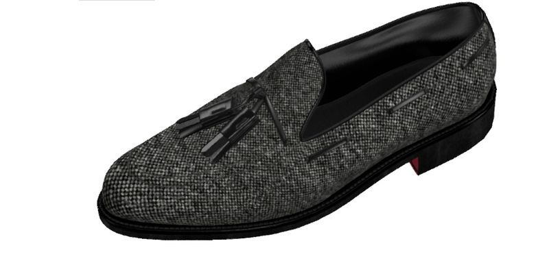 Tasseled loafer - Goodyear Welt - Nailhead Sartorial + Black box calf - Men's Black Shoe Tree (Labeled Imperator of Laurentia) included with purchase.